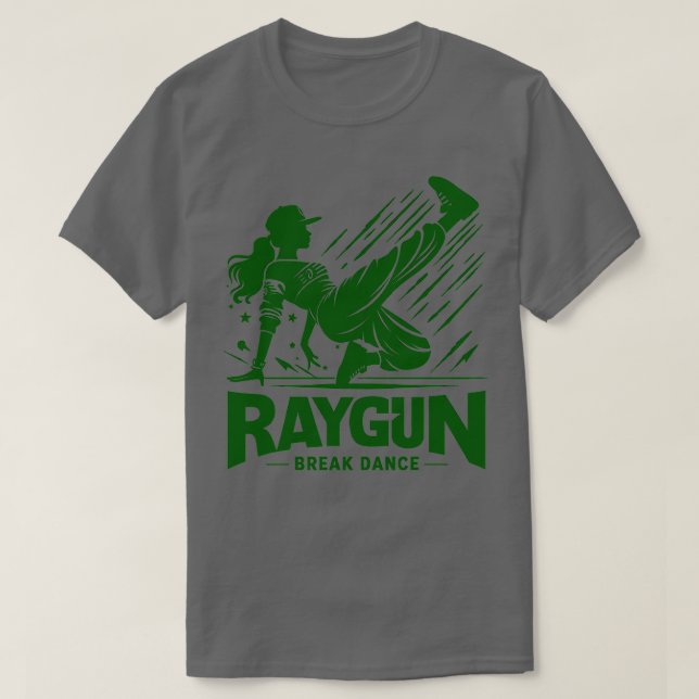 Raygun Break Dancer grönt färg Team Australia par  T Shirt (Design framsida)