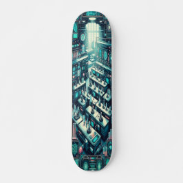 "Raygun Gothic Advanced Science Lab Deck" Mini Skateboard Bräda 18,5 Cm