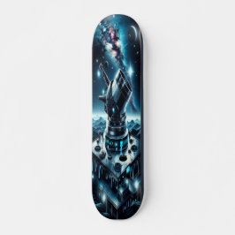 "Raygun Gothic Astronomical Observatory Deck" Mini Skateboard Bräda 18,5 Cm