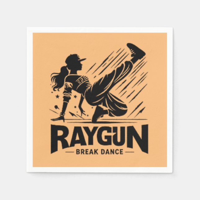 Raygun Raygun Brydancer,brott Pappersservett (Framsidan)