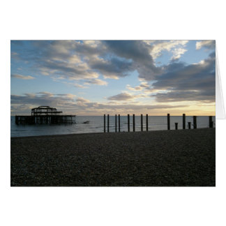 Raylict Väster Pier Brighton Hälsningskort