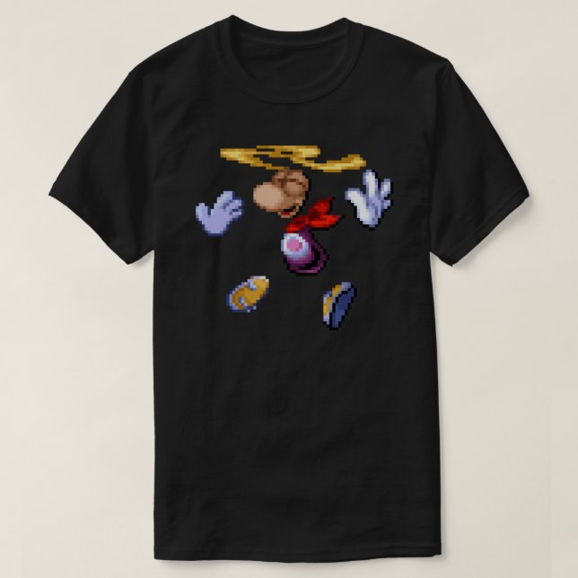 Rayman (original) - Flies Sticker.png T Shirt (Design framsida)