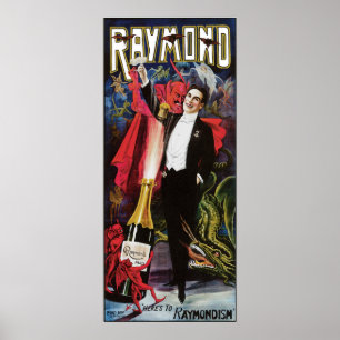 Raymond som den underbara magin för poster