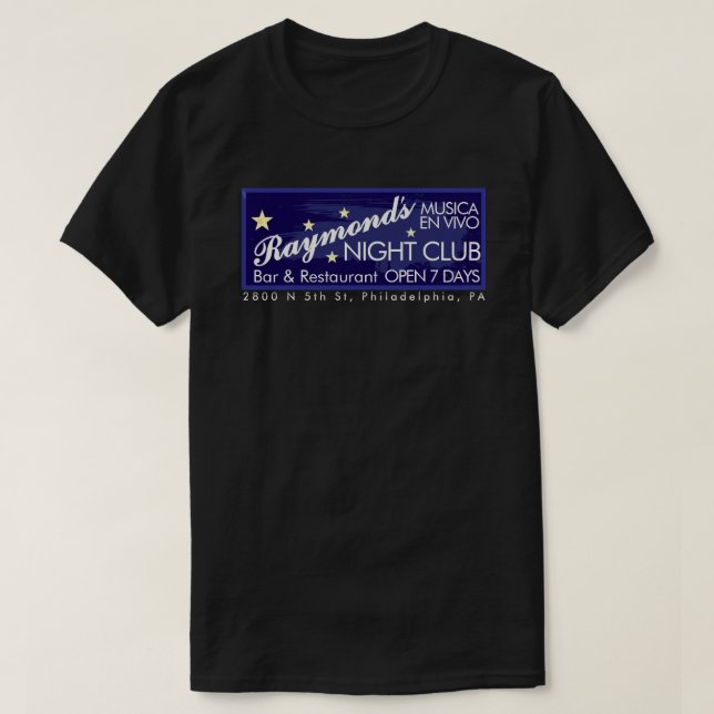 RAYMOND'S NATTKLUBB T SHIRT (Design framsida)