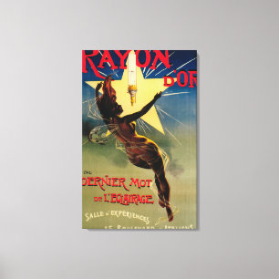 Rayon D'Or Restaurant Promotional Poster Canvastryck
