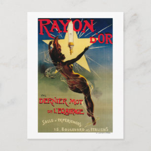 Rayon D'Or Restaurant Promotional Poster Vykort