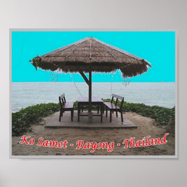 Rayong - Ko Samet Rayong - Thailand - Poster (Framsidan)