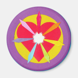 Rays från hjärtat magnet