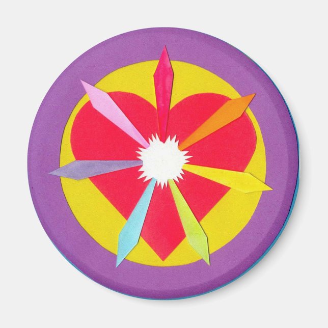 Rays från hjärtat magnet (Framsidan)