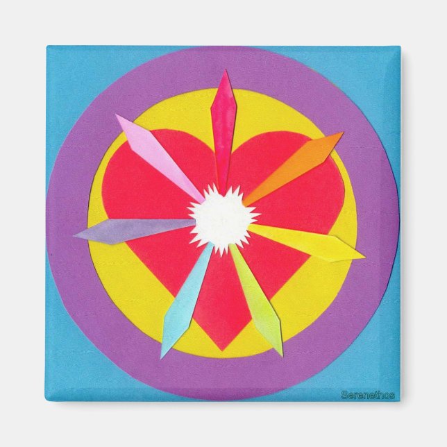 Rays från hjärtat magnet (Framsidan)