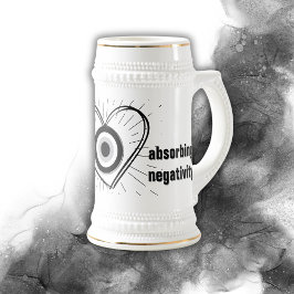 Rays, Heart, Black Evil Öga Protection monogram | Sejdel