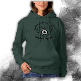 Rays, Heart, Black Evil Öga Protection monogram | T Shirt