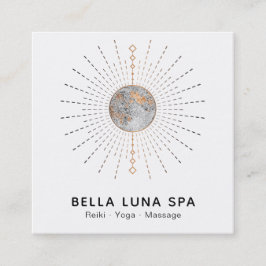 Rays Lunar energi för *~*kosmos måneshamanen Fyrkantigt Visitkort