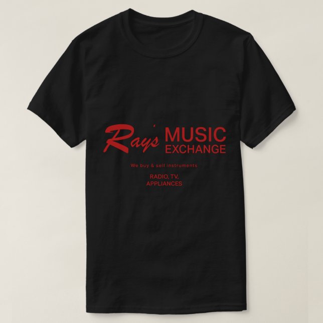 Ray's Music Exchange. T Shirt (Design framsida)