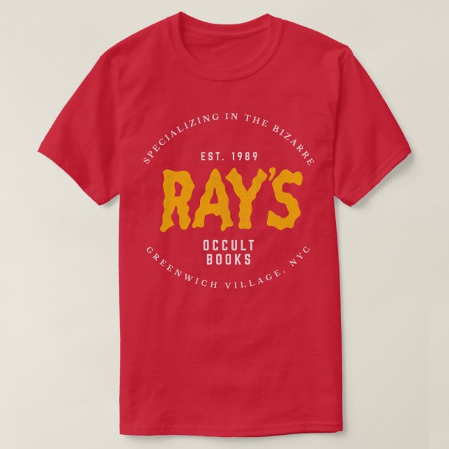 Rays Occult Bokar Est 1989 T Shirt (Design framsida)