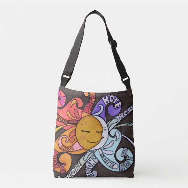 Rays of Hope Crossbody-väska Axelväska (Framsida)