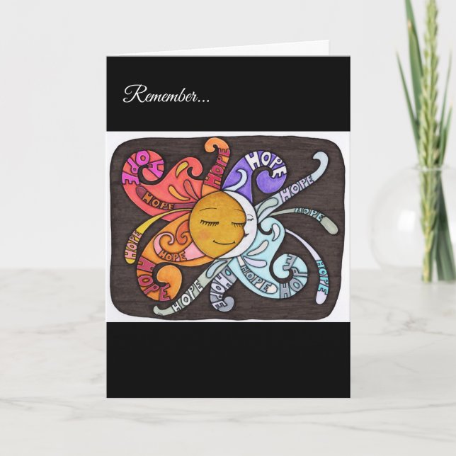 Rays of Hope Greeting Card Kort (Framsida)