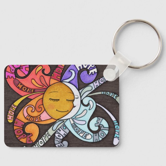 Rays of Hope Keychain Nyckelring (Framsida)