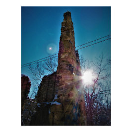 "Rays of Ruins" Fototryck