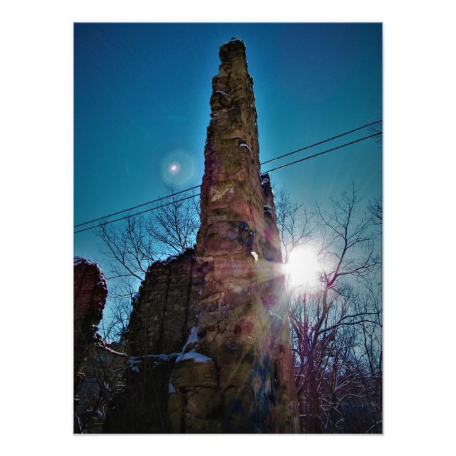 "Rays of Ruins" Fototryck (Framsidan)