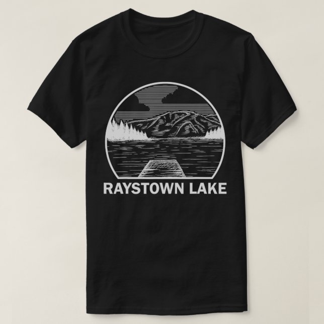 RAYSTOWN SJÖ PENNSYLVANIA Funny Fishing Camping S T Shirt (Design framsida)