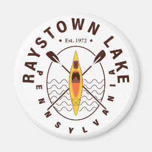 Raystown Sjö Pennsylvania Kayaking Souvenirs Magnet
