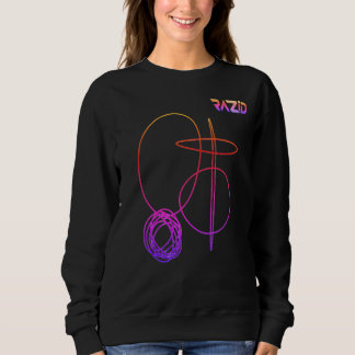 RAZID Abstrakt Linjekonst Sweatshirt T Shirt