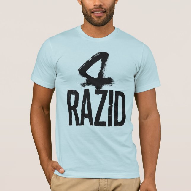 RAZID Contemporary Brush Logo T-Shirt (Framsida)