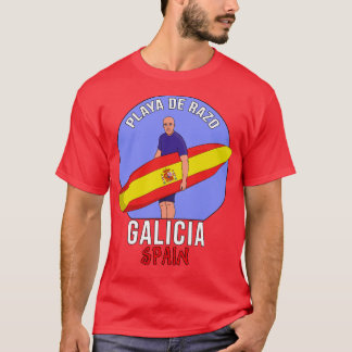 Razo Beach Galicia Spanien T Shirt