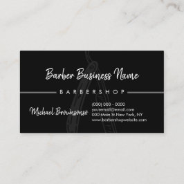 Razor Barber shop för manar Coiffure Hairdresser Visitkort