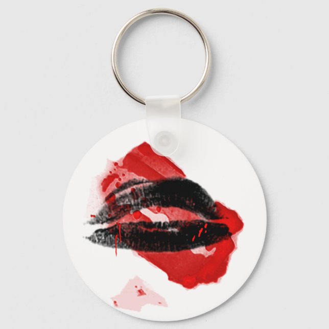 Razor Blade Kisses vampyrnyckelkedja Nyckelring (Framsida)