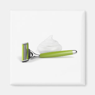 Razor och rakskum magnet