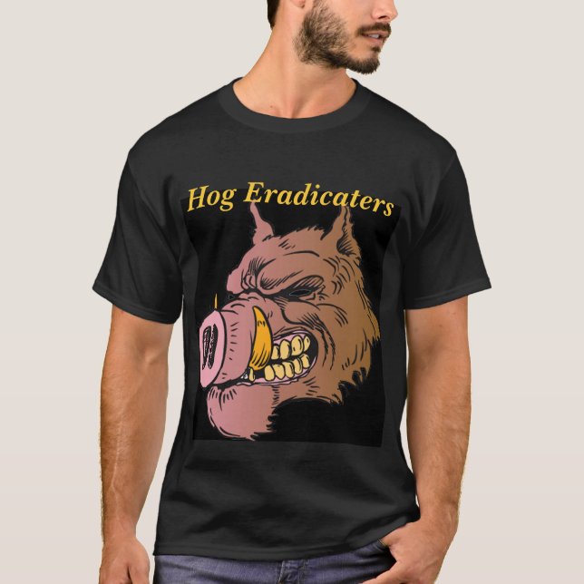 razorback2 Hog Eradicaters Tee Shirt (Framsida)