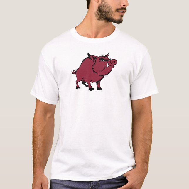 Razorback Hog T Shirt (Framsida)