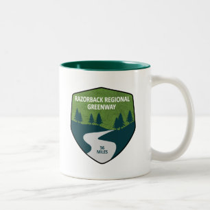 Razorback Regional Greenway Två-Tonad Mugg