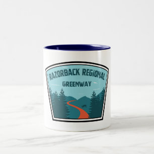 Razorback Regional Greenway Två-Tonad Mugg