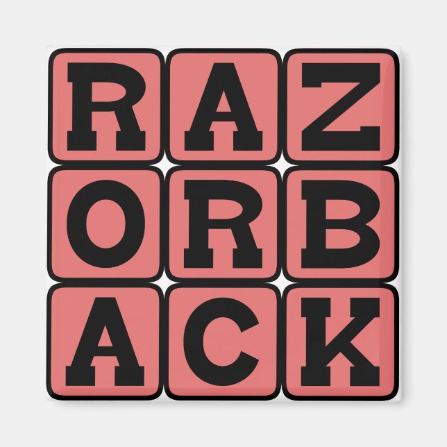 Razorback, Vildsvin Magnet (Framsidan)