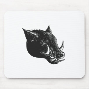 Razorbackvildsvin Scratchboard Musmatta