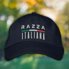Razza Italiana - Broderad italiensk stolthetsmössa Keps