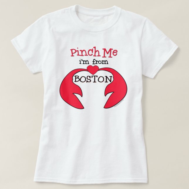 Razzia mig I-förmiddag från Boston Tee Shirt (Design framsida)