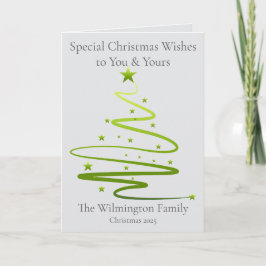 Razzle Dazzle-familjens fotomotering - julklappnin Kort