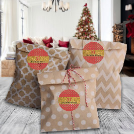 Razzle Dazzle Jul Glitter Prickar Anpassad Runt Klistermärke