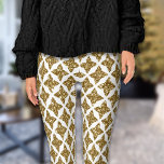 Razzle Dazzle jul Glittery Guld Stars Leggings<br><div class="desc">Denna julfaux Glitter Guld Stars Leggings ser så coola,  trendig och söt ut! Perfekt för bära med Festive Top och redo till party! Man kan till och med vara av årstider.</div>