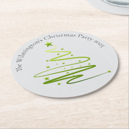 Razzle Dazzle jul Party Underlägg Papper Rund