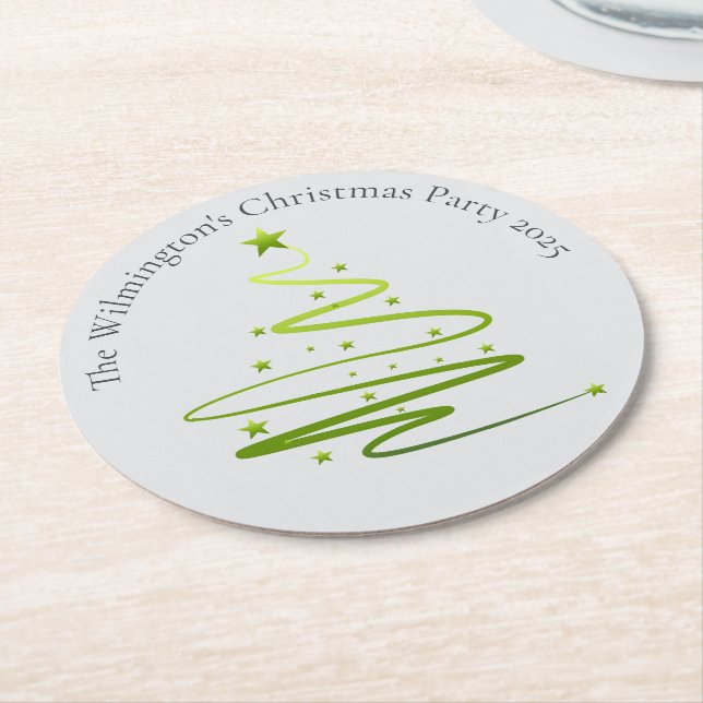 Razzle Dazzle jul Party Underlägg Papper Rund (Vinklad)