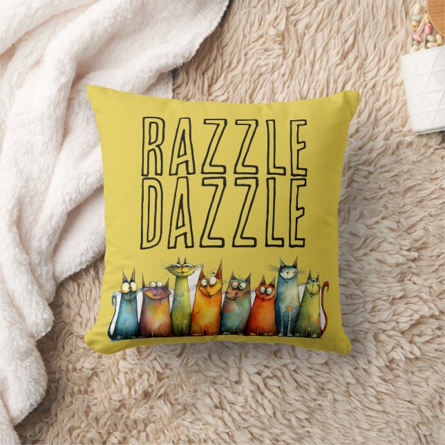 Razzle Dazzle Kuddinkast Kudde (Filt)