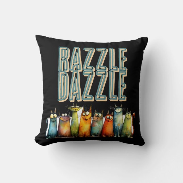 Razzle Dazzle Kuddinkast Kudde (Framsida)