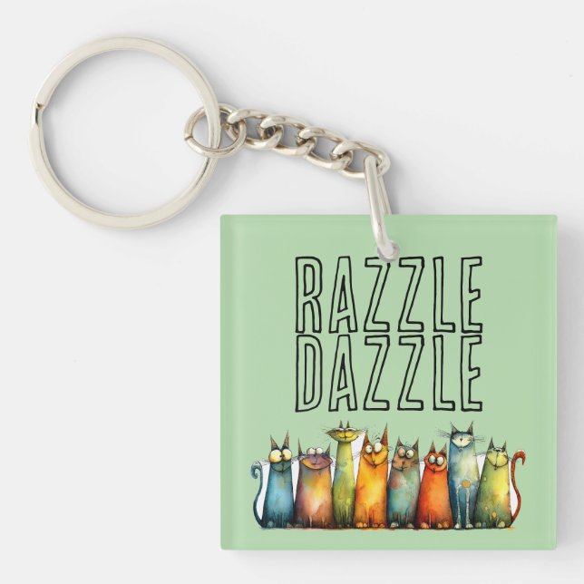 Razzle Dazzle Nyckelring (Framsidan)