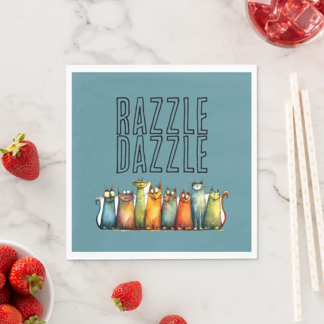 Razzle Dazzle Pappersservett (Insitu)