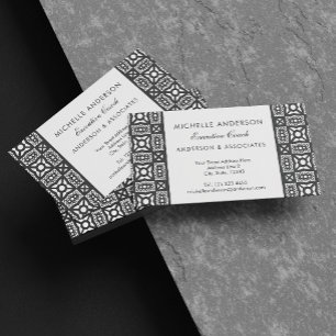 Razzmatazz Black and White Visitkort